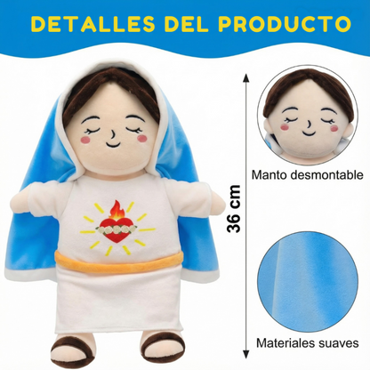 Peluche Calmante Virgen María (Respira)
